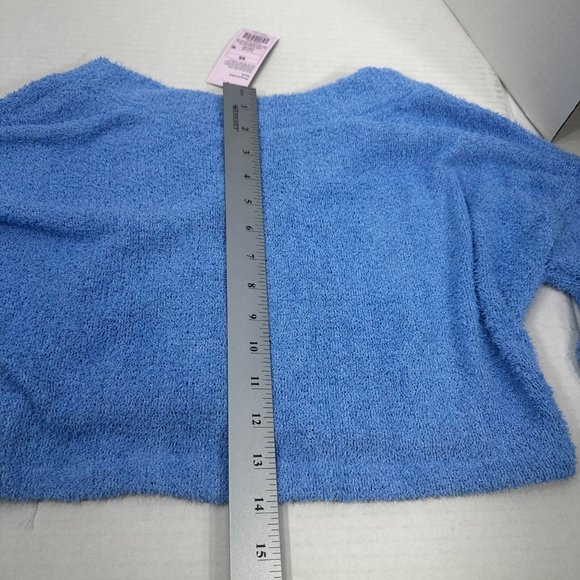 2 Piece Wild Fable Women's XS Blue Crop Sweater And Peach Ribbed T-Shirt New - Picture 13 of 16